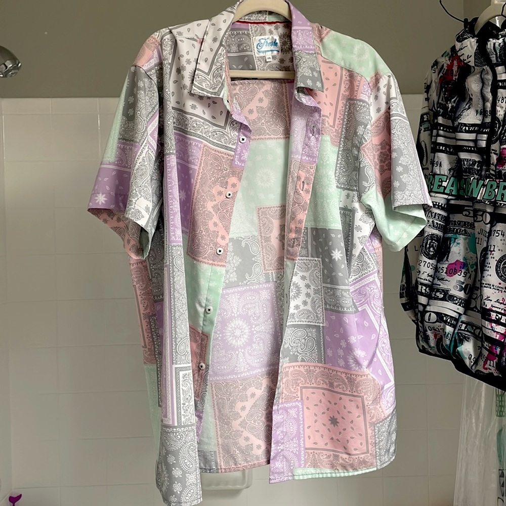 Fresh Bandana Pattern button up
